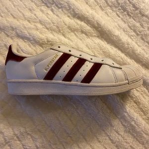 Velvet Burgundy Adidas Allstars